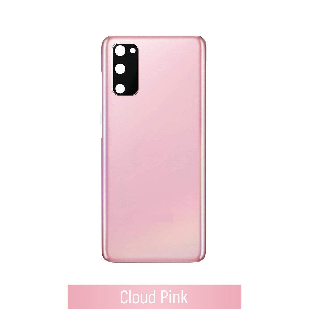Red Rear Cover Glass For Samsung Galaxy S20 G980F-Cloud Pink Red Rear Cover Glass For Samsung Galaxy S20 G980F-Cloud Pink